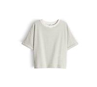 OPUS T-Shirt SOTEL Gestreift BCI Cotton Mix Loose Fit Olive Größe L