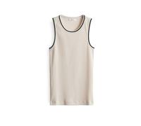 OPUS Tanktop mit gerippten Abschlüssen Modell 'Ilesso' in Beige, Größe 44