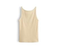 Opus - Trägertop aus feinem Rippenjersey Slim Fit - Izli gelb - Gr. - 40