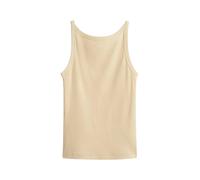 Opus - Trägertop aus feinem Rippenjersey Slim Fit - Izli gelb - Gr. - 42