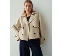 OPUS Übergangsjacke in Creme - Größe 38 | Damenjacken