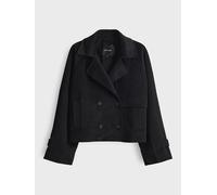 Opus Fashion Jacke Haili Woll-Mix Schwarz Größe 40