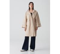 OPUS Damen Mantel | Parka Hilla Oversize mit wasserabweisender Textur Soft Oat, 42