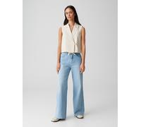 OPUS Damen Weste | Weste WINO Regular aus BCI Cotton Leinen Mix natural glaze, 42