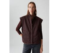 Opus Fashion Damen Steppweste WINEMA Regular wasserabweisend dark grape M