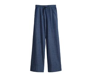 Opus - Wide Leg Jogpants - Melane blau - Gr. - 34