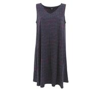 OPUS, Winga Sunny, Damen Sommerkleid Jersey Blau Pink Gemustert 36