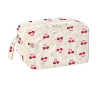 Opvonxeh Cute Pencil Case - Large Portable Stationery and Makeup Organizer for Easy Storage, Lightweight Design with Zipper Closure, Bag for Organizing Pens, Rulers Erasers Art Supplies