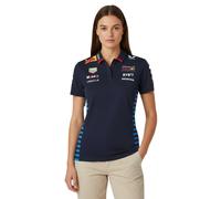 Oracle Red Bull Racing Formel 1 F1 Team 2024 Damen Polo-Shirt mit Sponsorenlogos Sport-Shirt 701231007 001 Navy M