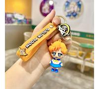 (Orange) Schöne Sailor Moon Schlüsselanhänger Charming Anime Schlüsselanhänger Silikon Charakter
