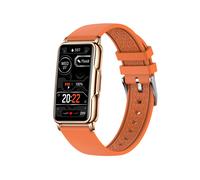 (Orange)Sport Smart Watch Adult Full Touch Fitness Tracker IP67 Wasserdichte Smart Watch Kompatibel für Huawei