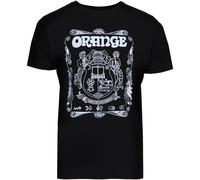 Orange T-Shirt Crest BLK L - T-Shirt