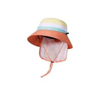 (Orange Yellow)Foldable Colorful Strap Sun Visor Hat Portable Moisture Wicking Hat for Camping Hiking