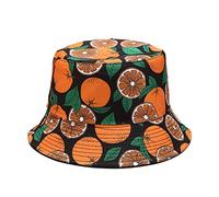 Orangefarbene Eimerhüte, Unisex, für Sommer, Reisen, Strand, Fischer, für Männer, Frauen, Teenager