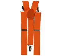 Orangefarbene Hosenträger | OS - Orange | Wir machen Party.de |