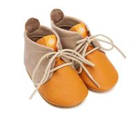 Orangenkinder Barfußschuhe Amigo Schnürer hellbraun 26/27