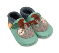 Orangenkinder Bio-Leder Kinder-Hausschuhe - Softsohle Krabbelschuhe & Lauflernschuhe mit Tiermotiven, Öko-Lederpuschen Handmade in Germany für Babys & Kinder