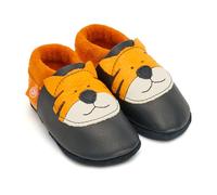Orangenkinder Bio-Leder Kinder-Hausschuhe - Softsohle Krabbelschuhe & Lauflernschuhe mit Tiermotiven, Öko-Lederpuschen Handmade in Germany für Babys & Kinder