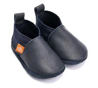 Orangenkinder Bio-Leder Kinder-Hausschuhe - Softsohle Krabbelschuhe & Lauflernschuhe Poppies, Öko-Lederpuschen Handmade in Germany für Babys & Kinder