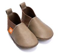 Orangenkinder Bio-Leder Kinder-Hausschuhe - Softsohle Krabbelschuhe & Lauflernschuhe Poppies, Öko-Lederpuschen Handmade in Germany für Babys & Kinder