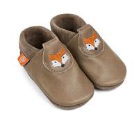 Orangenkinder Bio-Leder Kinder-Hausschuhe - Softsohle Krabbelschuhe & Lauflernschuhe Poppies, Öko-Lederpuschen Handmade in Germany für Babys & Kinder