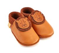 Orangenkinder Haus- und Krabbelschuhe - Leo der Löwe 26/27, hellbraun