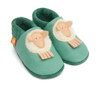 Orangenkinder Haus- und Krabbelschuhe - Määählie das Schaf 24/25, grün