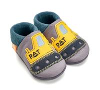 Orangenkinder Haus- und Krabbelschuhe - PAT der Bagger 22/23, grau