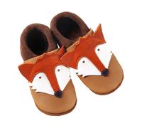 Orangenkinder Kinder Lederpuschen Krabbelschuhe Bio-Leder "Fuchs" Gr.20/21