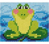 Orchidea Stickpackung für Kinder halber Kreuzstich Frosch 9726