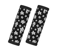 Orchidee Plumeria Gepäckgriffbandagen für Koffer, weiche Gepäckgriffabdeckungen, Gepäckanhänger, Identifikatoren für Koffer, Reisegepäckzubehör, Essentials für Fliegen