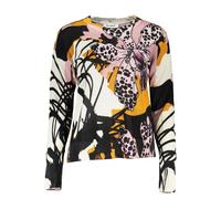 Orchideenmuster Strickpullover Modell De29212 S