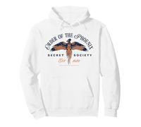 Orden des Phoenix Secret Society Est 1970 Harry Potter Pullover Hoodie, Unisex für Erwachsene, Weiß, L