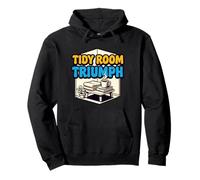 Ordentliches Zimmer, Triumph, Gemütliches Zuhause, Organisation, Humor Pullover Hoodie