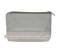 Ordnungshüter Kleine Kosmetiktasche „Glücklich steht dir gut“ von räder design - Hingucker kleine Tassche