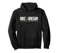 Oregon Columbia River Gorge Wanderung Baum Retro Grafik Pullover Hoodie