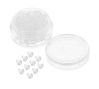 ORFOFE 100 Stück Silikon Ohrstecker Verschlüsse Transparent Sicherer Ohrringstopper Komfortable Ohrhänger Rückseiten für Allergiker Leicht Tragbar Passend für Mehrere Ohrlöcher