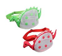 ORFOFE 2 Stück Teiliges Dinosaurier Mesh strandtaschen Atmungsaktive Reißfeste Aufbewahrungstaschen für Muscheln und Strandspielzeug Leicht Schnell Trocknend für Strandurlaub und