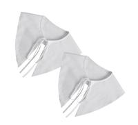 ORFOFE 2stücke Weißer Abnehmbarer Kragen Pack Dreieckiger Krageneinsatz Für Damen Blusen Pullover Frühling Herbst Aus Baumwollstoff