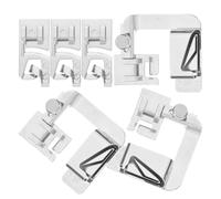 ORFOFE 6 Stück Teiliges Nähmaschinen zubehör Rollsaumfuß aus Stabilem Metall Langlebiger Saumführung Kompatibel mit Haushalts Profi nähmaschinen für Präzises Nähen und Säume