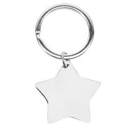 ORFOFE Edelstahl Schlüsselanhänger Sterne Design Eleganter Stern anhänger Kreativer DIY Metall Schlüsselring für Taschen Geldbörsen Autoschlüssel Charm Accessoires