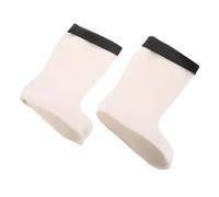 ORFOFE Fleece Regenstiefel Innenfutter Warm Gefüttert Thermosocken Unisex Dicke Winterstiefel Einlegesohlen Wärmend Für Outdoor Wandern Damen Herren