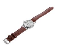 ORFOFE Mechanische Herren Armbanduhr Winner 036 mit Rundem Skelettiertem Zifferblatt Langlebigem Pu Armband und Präzisem Uhrwerk für Modischen Alltag
