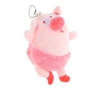 ORFOFE Plüsch Schwein Anhänger Weiches Material Niedliches Cartoon Design Tasche Schlüsselanhänger Rucksack Dekoration Geschenk für Party und Alltag
