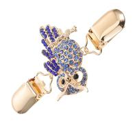 ORFOFE Pullover Cardigan Clip Eulenbrosche für Damen und Mädchen Modischer Kragenclip aus Metall Schal und Strickjackenverschluss Schmuck für Kleidung und Accessoires