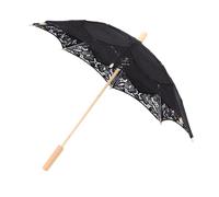 ORFOFE Spitzenschirm für Hochzeit Dekorativer Schirm für Fotoshooting Brautschirm mit Blumenförmigem Design Elegante Schirmrequisiten für Hochzeitsdekoration