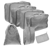 ORFOFE Teiliges Reise Packwürfel aus Robustem Oxford Leichte Geräumige Koffer Organizer Taschen für Kleidung Schuhe und Kosmetik Aufbewahrungsset für Langstreckenreisen