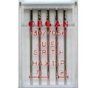 Organ 5 x Super Stretch Nadeln Stärke 075/090 HA x 1 SP