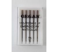 ORGAN Anti-Glue Stick-Nadeln Embroidery 130/705 H-ELP 75/11
