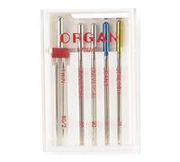 Organ Multibox aus 5 unterschiedlichen Nähmaschinennadeln im Set